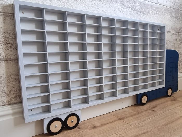 Cabinet Display Shelf Truck Kids Storage Collectibles
