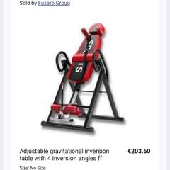 Inversion table