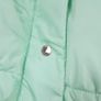 Tommy Jeans Mint Green Seafoam Cropped Convertible Puffer Jacket Size M Image 5