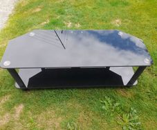Glass Television Corner Unit