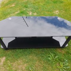 Glass Television Corner Unit