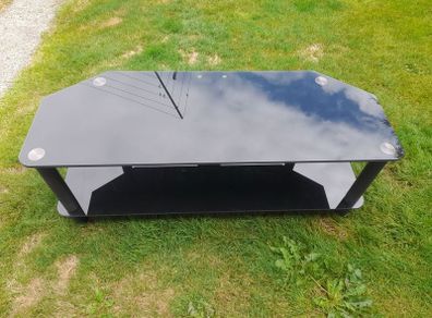 Glass Television Corner Unit