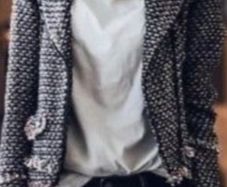 Zara tweed biker style jacket