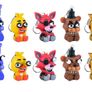 Five Nights At Freddy's "Chica" Squeeze XXL Keychain (funko 2016) Image 2