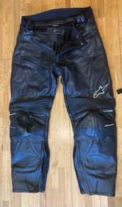 Alpinestars motorcycle leather trousers