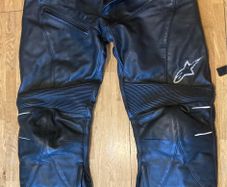 Alpinestars motorcycle leather trousers