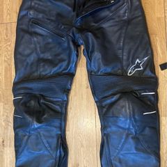 Alpinestars motorcycle leather trousers