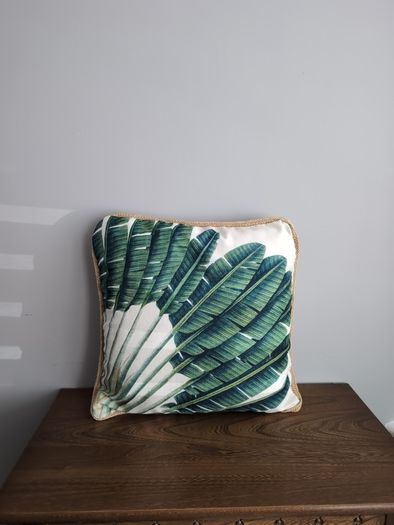 Tropical Palm Forest Green Cushions