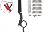 Shavette Straight Edge Razor 5x Single Edge Shaving Razor Blades #1