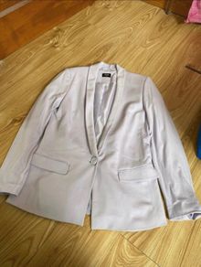 OASIS lilac lavender single button blazer jacket