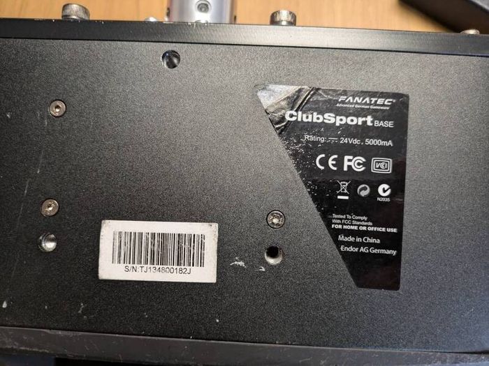 Fanatec Clubsport Wheelbase