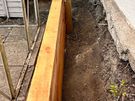 Timber sleeper retaining wall / Raise sleeper planter Image 3