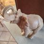 Elephant with Trunk Up Wealth Lucky Figurine Statue Sculpture Home Decor Image 10