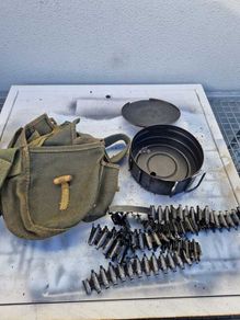 Military Magazine with belt and carrier 7.62x39 RKM RKM-D