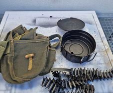 Military Magazine with belt and carrier 7.62x39 RKM RKM-D