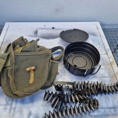 Military Magazine with belt and carrier 7.62x39 RKM RKM-D