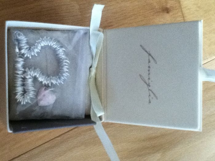 Mamas & Papas Silver Diamond Double Heart Bracelet