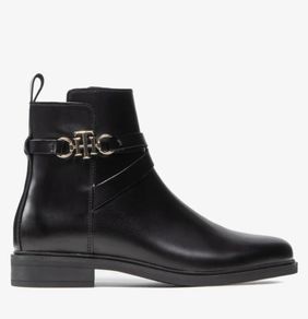 TH Monogram Hardware Flat Boot