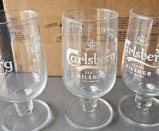 Carlsberg Danish Pilsner Stemmed Glass