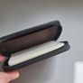 Black Genuine Leather Credit Card Holder ID Business Card Case Purse Wallet for Men & Women Like New 26 slots Image 3