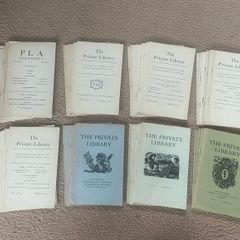 Private Press Books / The Paper Library Collection Quarterly Run 1957 - 2003