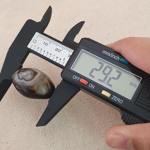 Vintage Natural Suliemani Eyes Agate Bead Amulet