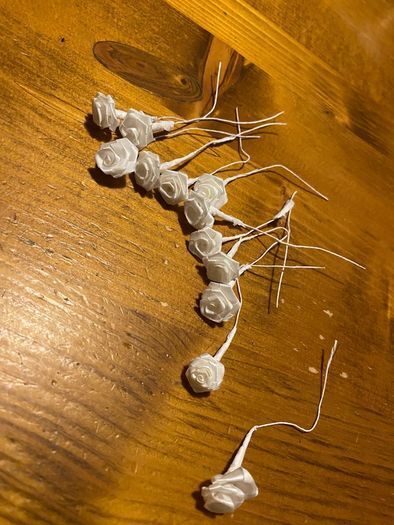 Cream roses for craft work