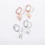 Women's jewelry; Clover-shaped earrings Image 4