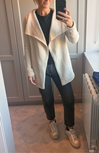 Zadig & Voltaire alpaca/wool mix draped cardigan