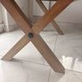 oak dining table Image 6