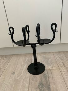 Black Cast Iron Candlebra