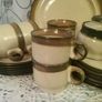 Twenty One Piece Polish Tea/Coffee Pottery Set Image 2