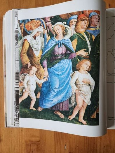 Michelangelo And Raphael In The Vatican. All The Sistinechapel, The Stanzas And The Loggias. First Edition Special Large Volume Paperback In Good Condition.