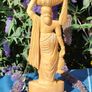18" Vintage Sandalwood Asian Carving Image 6