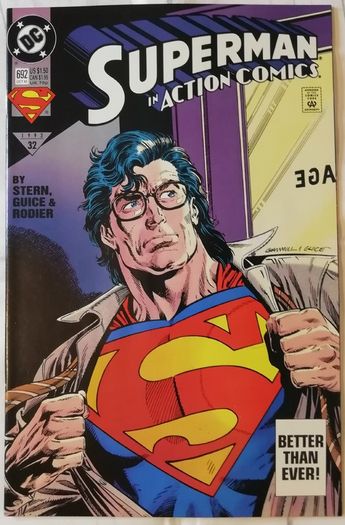 Superman in Action Comics #692 Cyborg, Supergirl & Steel Appearances (1993)