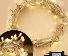 Lights 100 LED 10m/32ft Christmas Tree Lights for Indoor & Outdoor Warm White Decorations Fairy String Lights for Xmas Garden Bedroom & Party