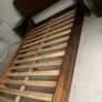 Solid Bed Frame and 2 side Drawers Image 2