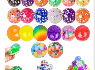 20 squishies stress balls