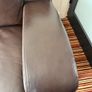 leather brown sofa Image 4