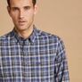 Paul Costelloe Blue Living Brushed Check Shirt XL Image 2