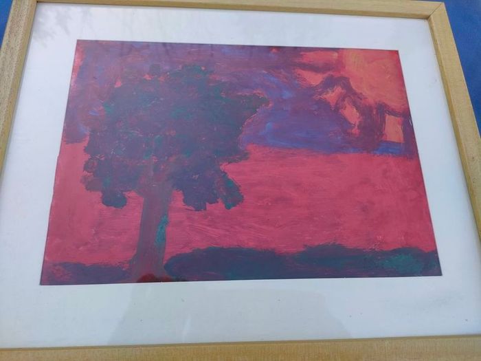 Vintage original Aboriginal pastel