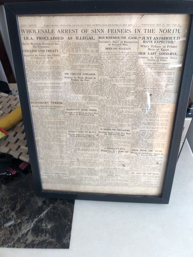 Old newspaper articles 1922