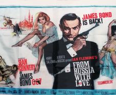 James Bond - From Russia With Love Movie Flag.