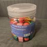 Educational Wooden toys. Hexagonal shape sorter, Tower Ring sorter and Beads Image 9