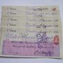 5 Vintage Cheques from Ulster Bank with Consecutive numbers (1892) Image 5