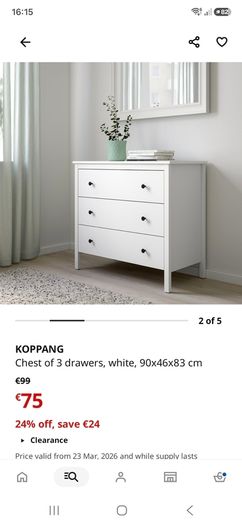 Chest of drawers KOPPANG