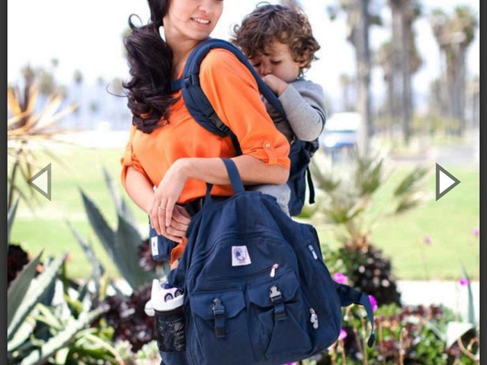 Ergobaby Adapt Baby Carrier & Organic Backpack Bundle