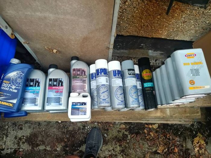 Dot 4Engine Oil ATF Clearcoat Etch PrimerEco Diesel