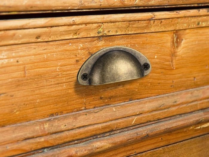 24 Pcs Shell Cup Handles, Semi Circle Drawer Pull Handle, Metal Kitchen Cupboard Cabinet Dresser Door Handles Knobs, Retro Furniture Knobs (FREE POSTAGE)