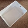 White Storage Box with Lid Image 3